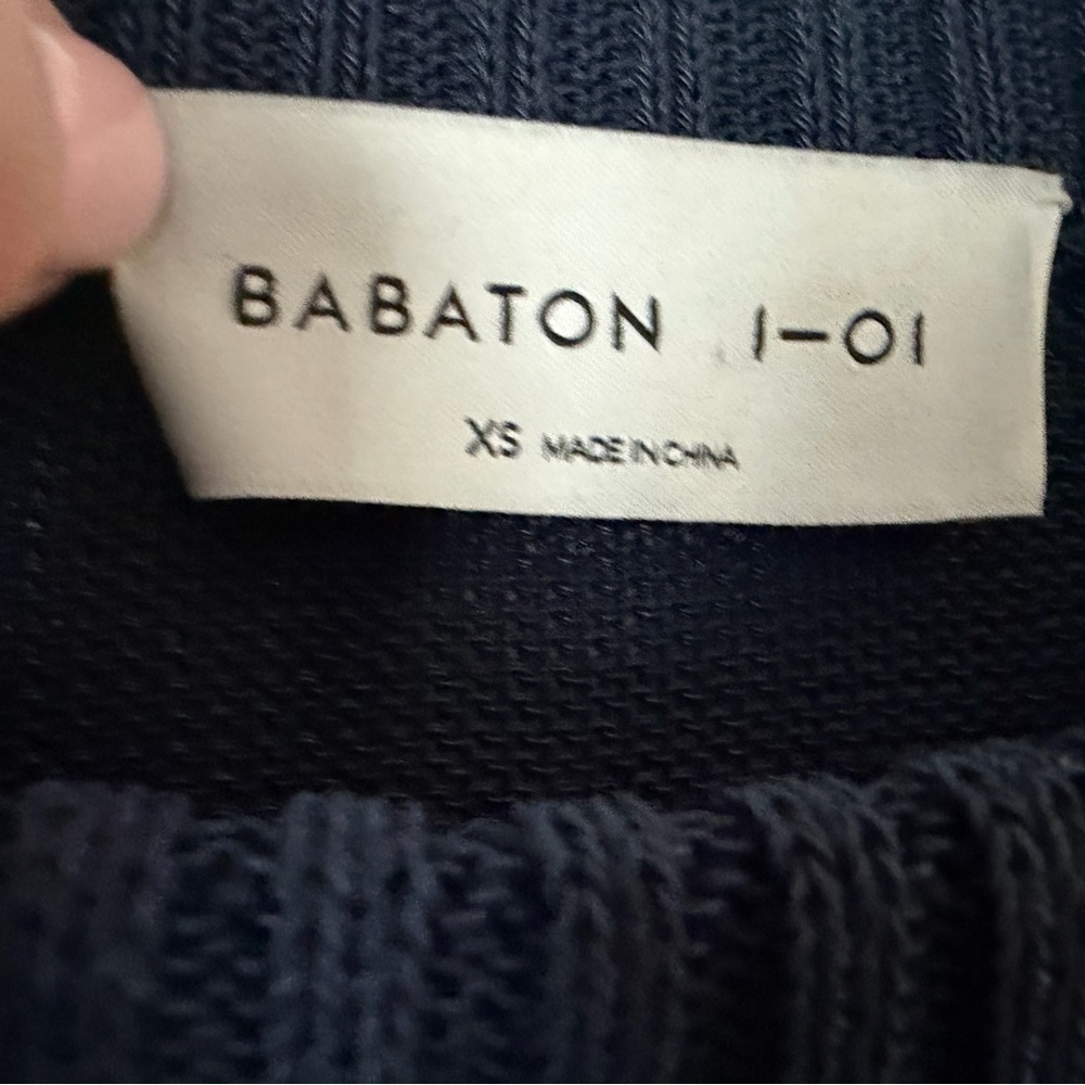 Babaton Deep Blue Knit Top